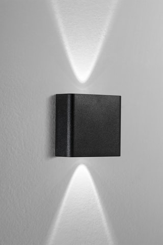 Aplique de parede LED Klein - Preto