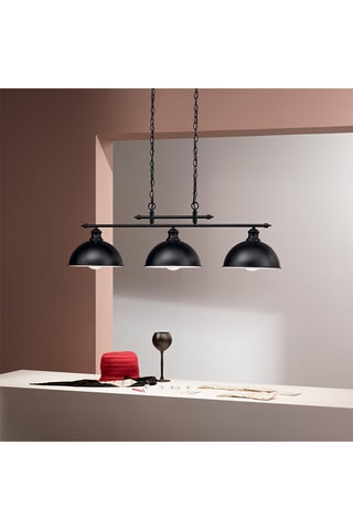 Candeeiro suspenso Charleston - Preto