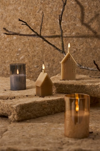 Vela LED Maison - Bege