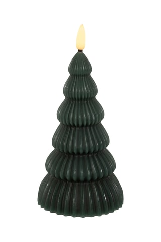 Vela LED Sapin - Verde