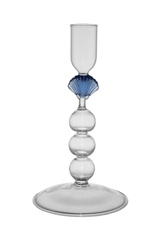 Base para vela Coquillage - 17 cm - Índigo