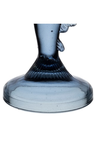 Base para vela Oanez - 20 cm - Azul-petróleo
