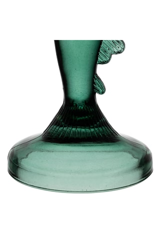 Base para vela Oanez - 20 cm - Verde-esmeralda