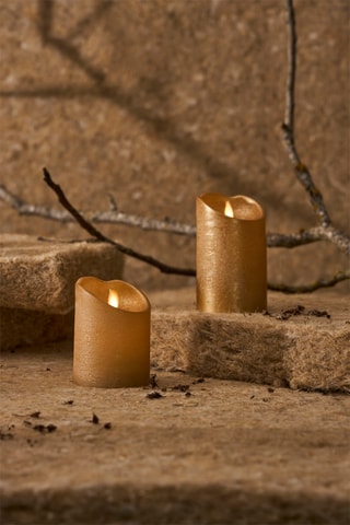 Vela LED Classic - Dourado