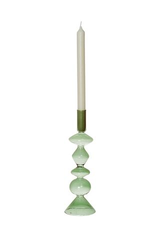 Base para vela Aylo - 25 cm - Verde