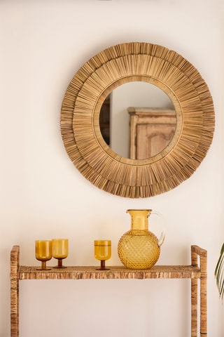 Vaso Bordemer - 29 cm - Amarelo