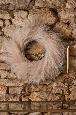 Couronne Pampa - 62 cm - Beige
