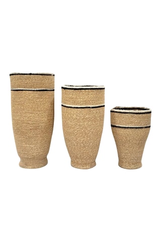 3 vasos Sumatra - 65/55/40 cm - Natural