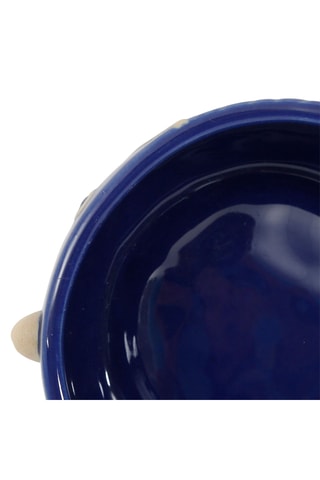 2 tigelas em grés Ocean - 14,5 cm - Branco e índigo