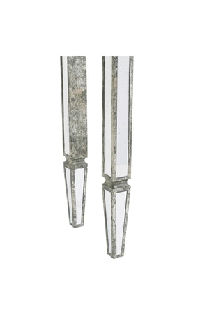 Console 1 tiroir Bois Miroir - 110 x 85 x 34 cm