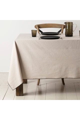 2 toalhas de mesa retangulares Corino - Cru - 50 x 40 cm - Bege