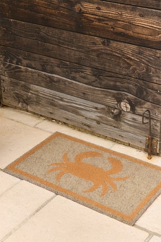 Tapete de entrada Crabe - Bege - 73 x 43 cm - Bege