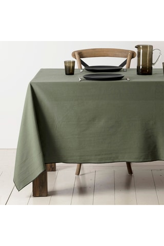 Toalha de mesa retangular Corino - Verde - 250 x 160 cm - Verde