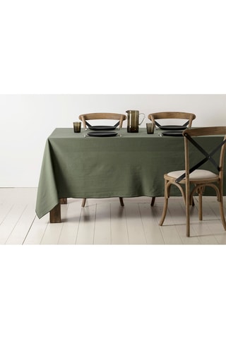 Toalha de mesa retangular Corino - Verde - 250 x 160 cm - Verde