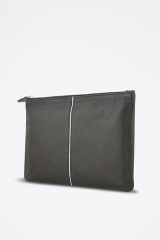 Pochette en cuir - Noir
