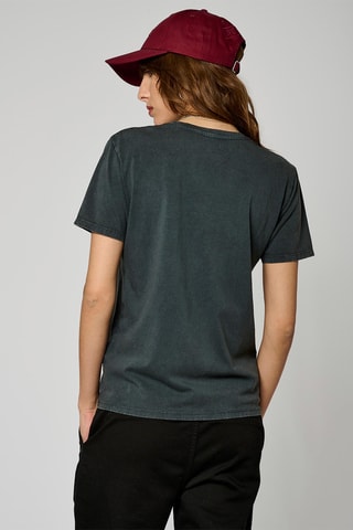 T-shirt regular en coton biologique - Noir