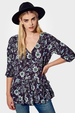 Blouse - Bleu