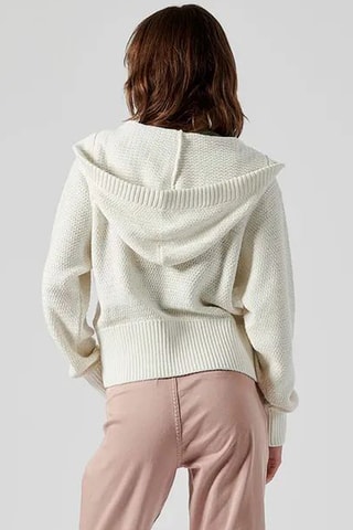 Gilet à capuche - Écru
