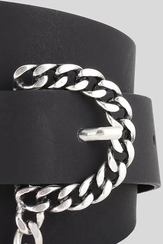 Ceinture en cuir - Noir