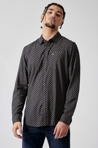 Chemise regular - Noir
