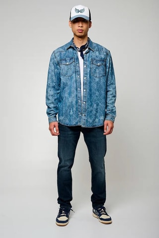 Chemise regular - Bleu