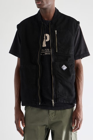 Veste sans manches - Noir