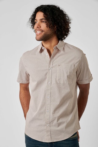 Chemise slim - Beige
