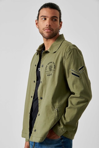 Veste regular - Kaki