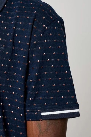 Polo en coton biologique - Bleu marine