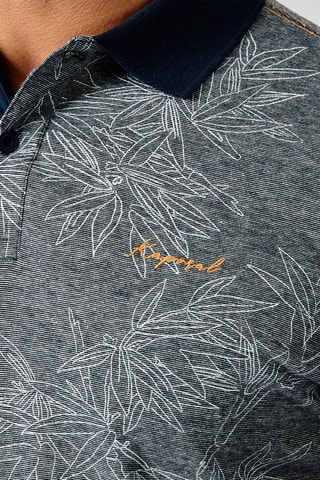 Polo en coton biologique - Bleu marine