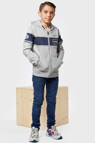 Sweat à capuche Oros - Gris