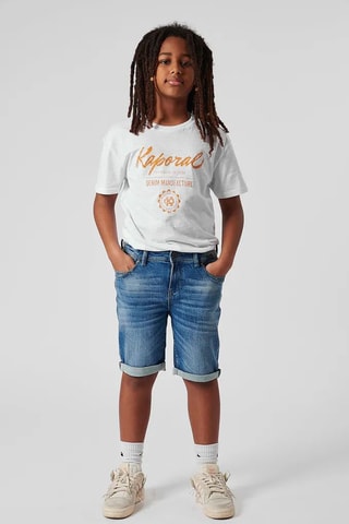 Short droit Kapla - Bleu denim