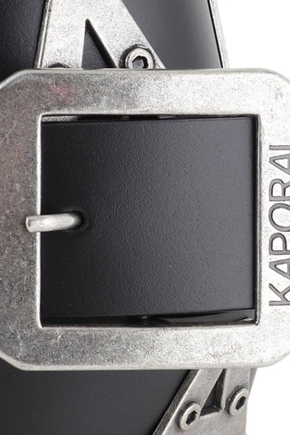 Ceinture en cuir Bold - Noir