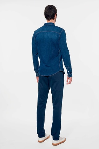 Pantalon slim Paris Bleu marine