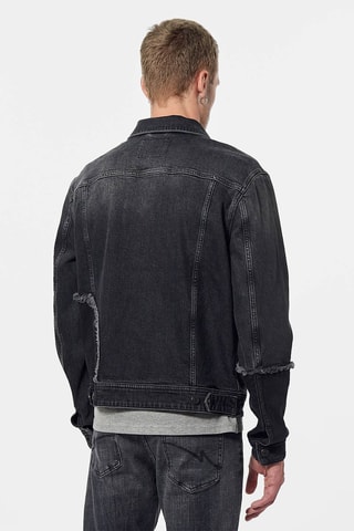 Veste en jean Rage - Noir