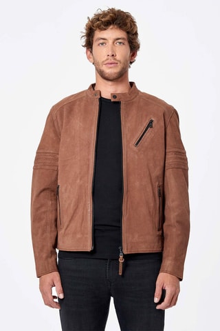 Veste en nubuck Soma - Camel