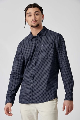 Chemise en coton biologique Romer - Bleu marine