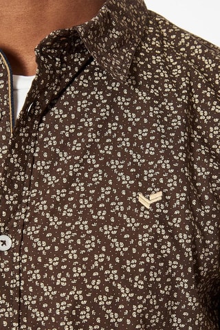Chemise Tell Marron foncé
