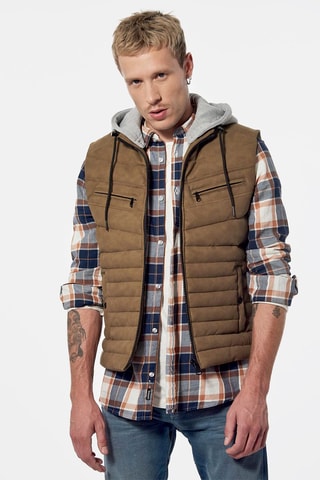 Doudoune sans manches Soral - Marron
