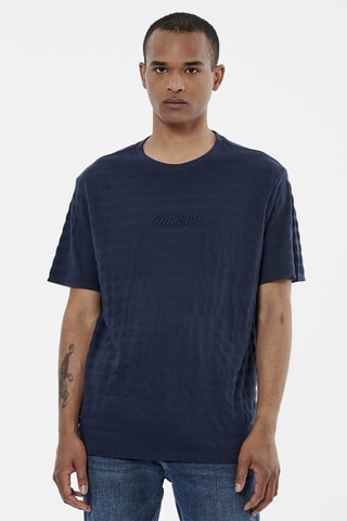T-shirt en coton biologique Tahis - Bleu marine
