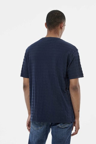 T-shirt en coton biologique Tahis - Bleu marine