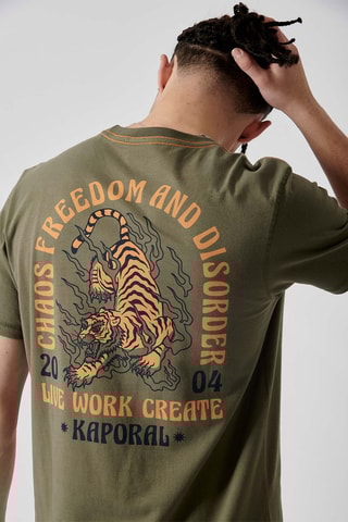 T-shirt en coton biologique Benzi - Kaki