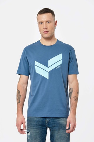 T-shirt en coton biologique - Indigo