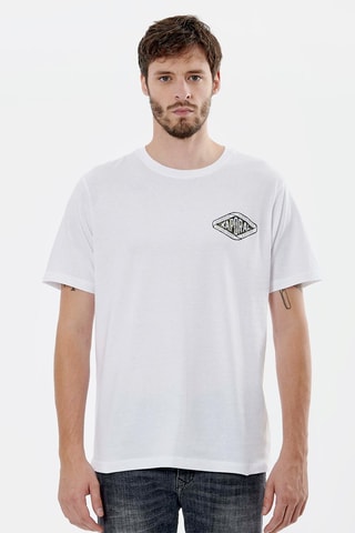 T-shirt en coton biologique Riley - Blanc