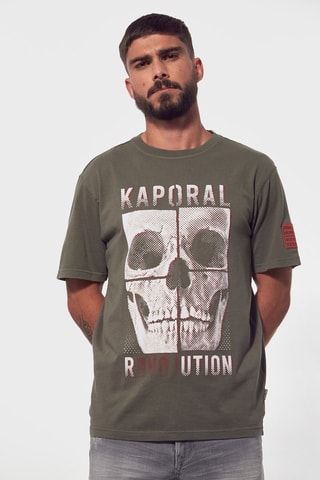 T-shirt en coton biologique Rove - Kaki