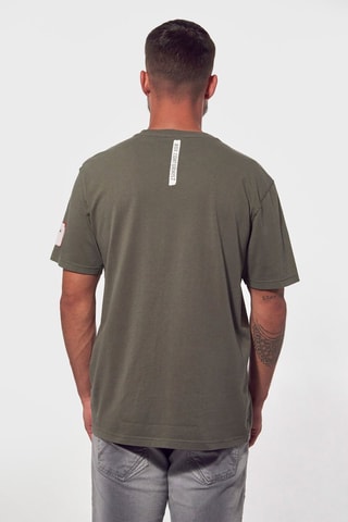 T-shirt en coton biologique Rove - Kaki
