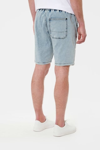 Short en jean et coton biologique Erden - Ciel