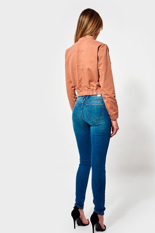 Veste en jean Lori Orange