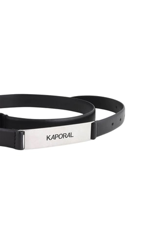 Ceinture en cuir - Noir