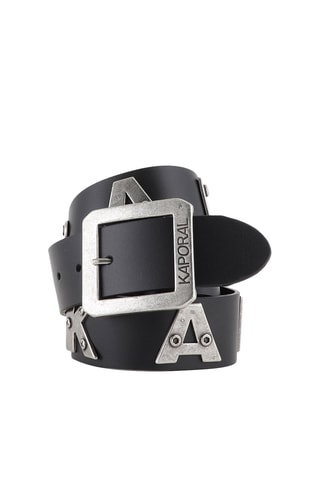 Ceinture en cuir Bold - Noir